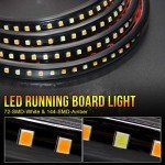 Amber LED Running Board Lights for Trucks 70