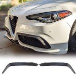 Carbon Fiber Fog Light Cover for Alfa Romeo Giulia
