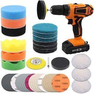 Complete Car Headlight Restoration Kit - 41PCS
