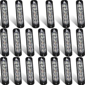 20 Pack LED Strobe Lights for Vehicles