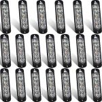 20 Pack LED Strobe Lights for Vehicles