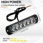 20 Pack LED Strobe Lights for Vehicles