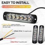 20 Pack LED Strobe Lights for Vehicles