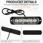 20 Pack LED Strobe Lights for Vehicles