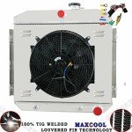 Alloyworks Aluminum Radiator Kit for 1955-1957 Chevy