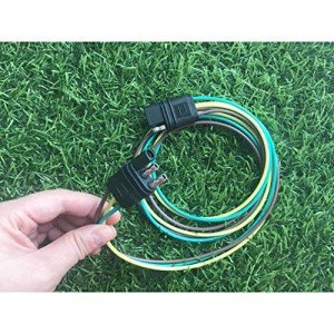 36-Inch 3-Way Trailer Connector with Wire Extension