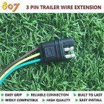 36-Inch 3-Way Trailer Connector with Wire Extension