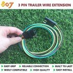 36-Inch 3-Way Trailer Connector with Wire Extension