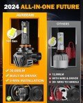 Auxbeam 9005 Fog Light Bulbs - 800% Brighter