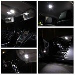 10-Pack LED White Interior Lights for 2022 Nissan Pathfinder