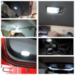 10-Pack LED White Interior Lights for 2022 Nissan Pathfinder