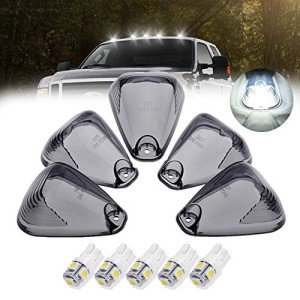 Smoke Cover LED Cab Roof Marker Lights for Ford