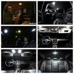 10-Pack LED White Interior Lights for 2022 Nissan Pathfinder