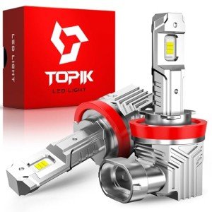 TOPIK H11 LED Bulbs for Fog Lights 6500K