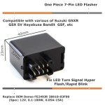 LED Flasher Relay for Suzuki Motorcycles