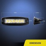 Nilight 18W Spot LED Work Light Bar – 2 Pack
