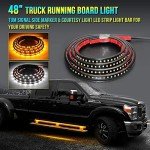 Amber Sequential Truck Running Board LED Lights