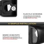Black License Plate Light for Chevy & GMC
