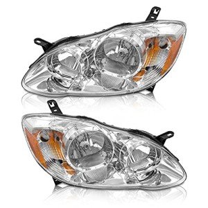 Toyota Corolla Headlight Assembly Pair (2003-2008)