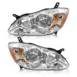 Toyota Corolla Headlight Assembly Pair (2003-2008)