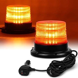 LED Amber Strobe Light with Magnetic Base