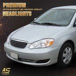 Toyota Corolla Headlight Assembly Pair (2003-2008)