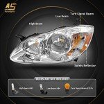 Toyota Corolla Headlight Assembly Pair (2003-2008)