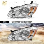 Toyota Corolla Headlight Assembly Pair (2003-2008)
