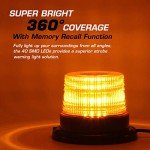 LED Amber Strobe Light with Magnetic Base
