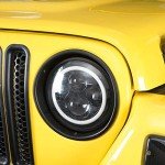 Black Headlight Bezel Cover for Jeep TJ 1997-2006