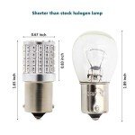Super Bright Red LED Light Bulbs - Pack of 2