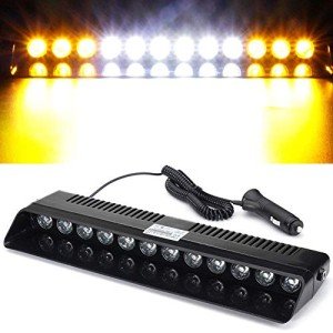 XTAUTO 12V LED Strobe Light for Cars & Trucks