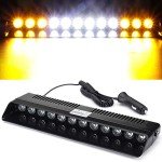 XTAUTO 12V LED Strobe Light for Cars & Trucks