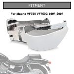 Chrome Battery Side Covers for Magna VF750 1994-2004