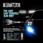 BEAMTECH H1 6500K White Fog Light Bulbs