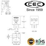 12V Heavy Duty 5-Pin Electronic Flasher Relay