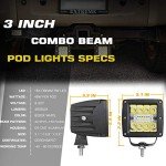 Hitch Lights Combo for Trucks and SUVs – 2PCS