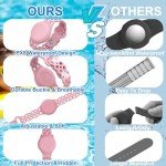 Waterproof AirTag Wristbands for Kids (4 Pack)
