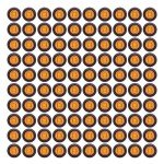 Pack of 100 Amber 3/4 Inch LED Marker Lights