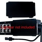 Black Polycarbonate Lens Covers for LED Light Bars