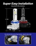AUTOONE H11/H9/H8 & 9005 LED Bulbs Combo