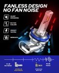 AUTOONE H11/H9/H8 & 9005 LED Bulbs Combo