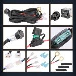 Nirider 12V Rocker Switch Relay Wiring Harness Kit