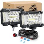 Nilight 4.3 Inch LED Light Bar Set