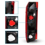 AmeriLite Red Tail Light Assembly for Ford Trucks