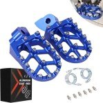 JFG Racing CNC Dirt Bike Foot Pegs - Blue
