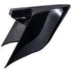 Harley Touring Stretched Side Covers - Vivid Black