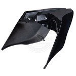 Harley Touring Stretched Side Covers - Vivid Black