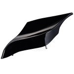Harley Touring Stretched Side Covers - Vivid Black