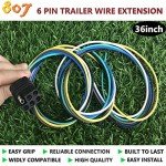 6-Way Square Trailer Wiring Harness Connectors